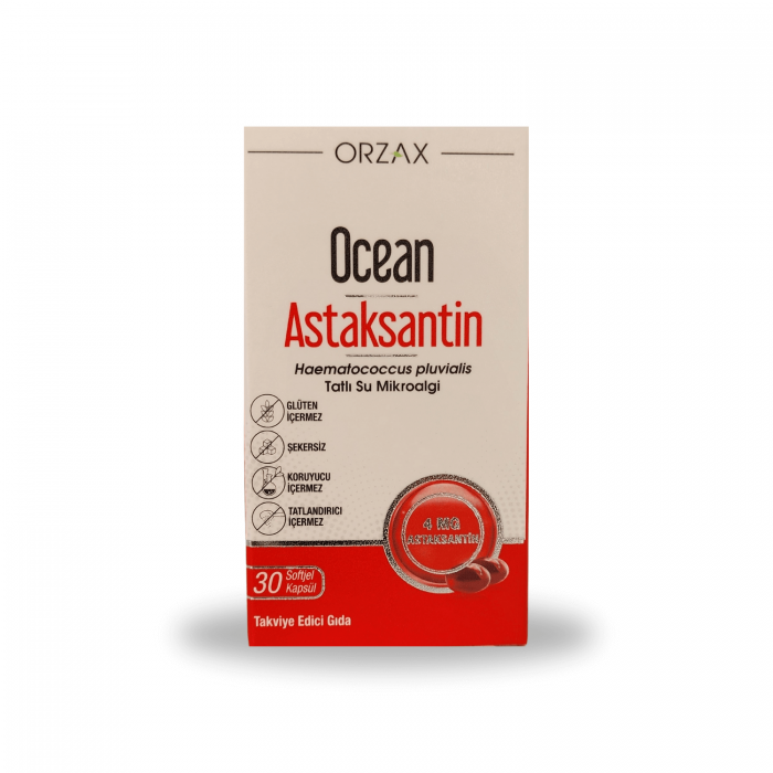 Orzax Ocean Astaksantin 30 Kapsül Orzax Ocean Astaksantin 30 Kapsül