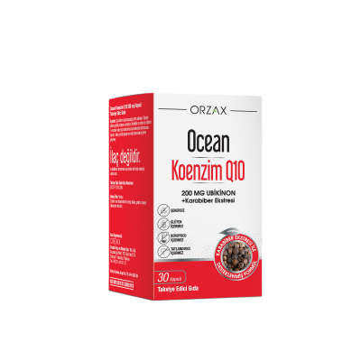 Orzax Ocean Koenzim Q10 200 mg 30 Kapsül