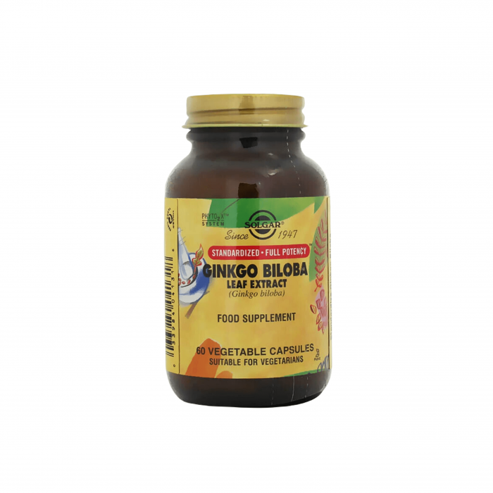 Solgar Ginkgo Biloba Leaf Extract 60 Kapsül