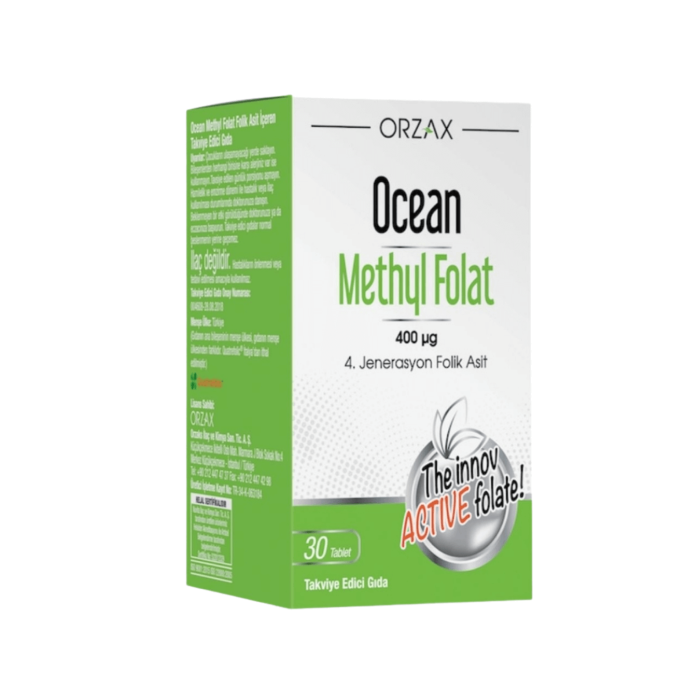 Orzax Ocean Methyl Folat 30 Tablet Orzax Ocean Methyl Folat 30 Tablet