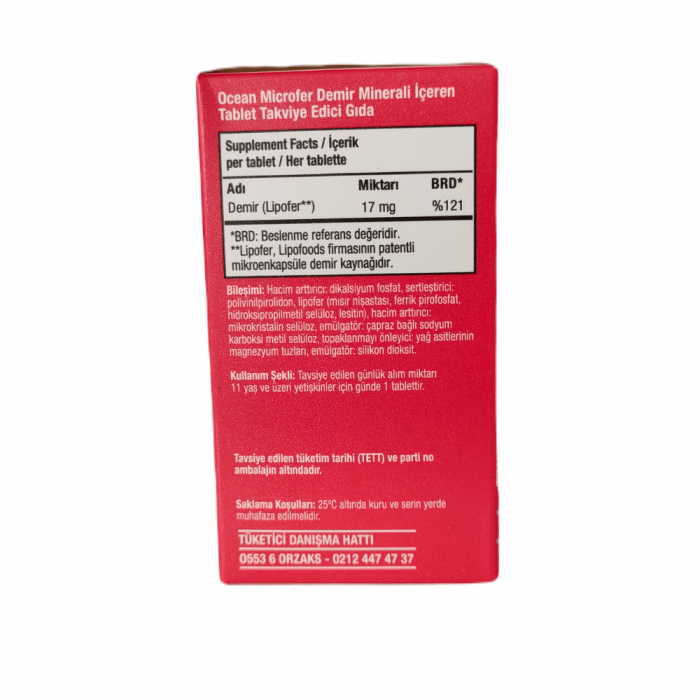Orzax Ocean Microfer Takviye Edici Gıda 30 Tablet Orzax Ocean Microfer Takviye Edici Gıda 30 Tablet