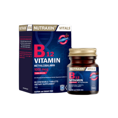Nutraxin B12 Vitamin 60 Dilaltı Tablet