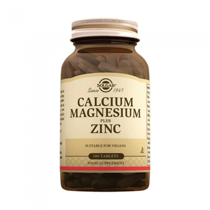 Solgar Calcium Magnesium Plus Zinc 100 Tablet Solgar Calcium Magnesium Plus Zinc 100 Tablet