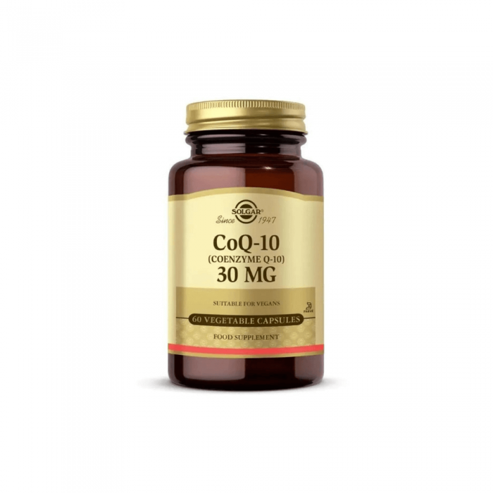 Solgar Coenzyme Q-10 30 mg 30 Kapsül Solgar Coenzyme Q-10 30 mg 30 Kapsül