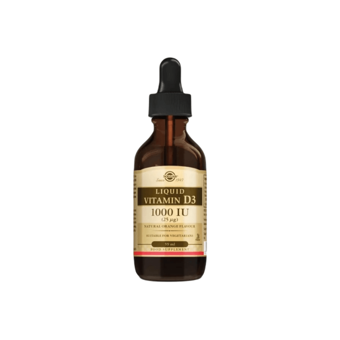 Solgar Vitamin D3 1000 IU Liquid 59 ml