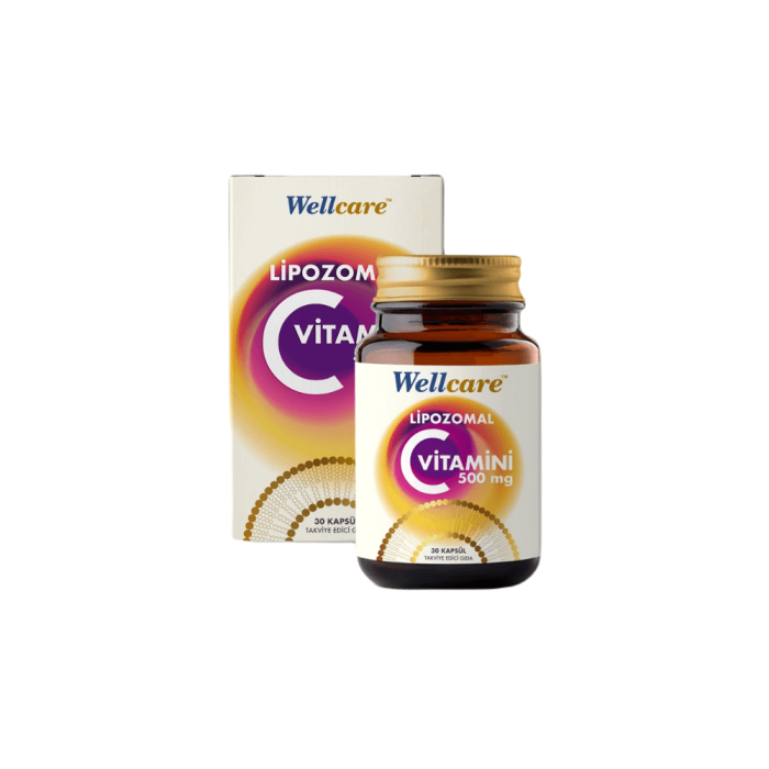 Wellcare Lipozomal C Vitamini 500 mg 30 Kapsül