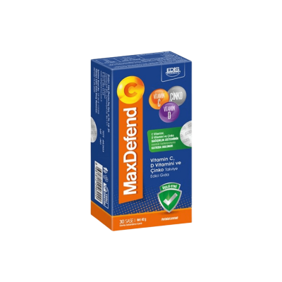MaxDefend Vitamin C Portakal Aromalı 30 Saşe