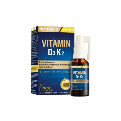 Nutraxin Vitamin D3K2 Sprey 30 ml