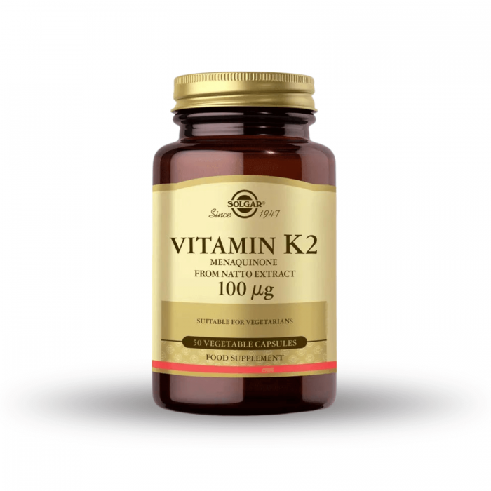 Solgar Vitamin K2 100 mcg 50 Kapsül Solgar Vitamin K2 100 mcg 50 Kapsül