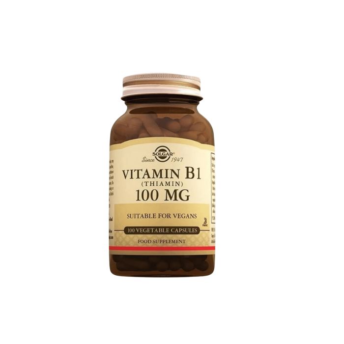 Solgar Vitamin B1 Thiamin 100 mg 100 Kapsül Solgar Vitamin B1 Thiamin 100 mg 100 Kapsül