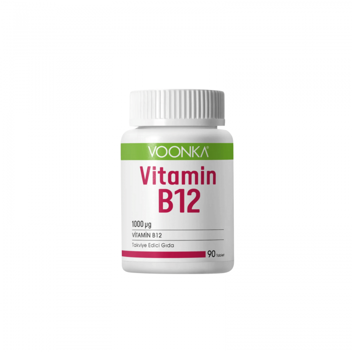 Voonka Vitamin B12 1000 mcg 90 Tablet Voonka Vitamin B12 1000 mcg 90 Tablet