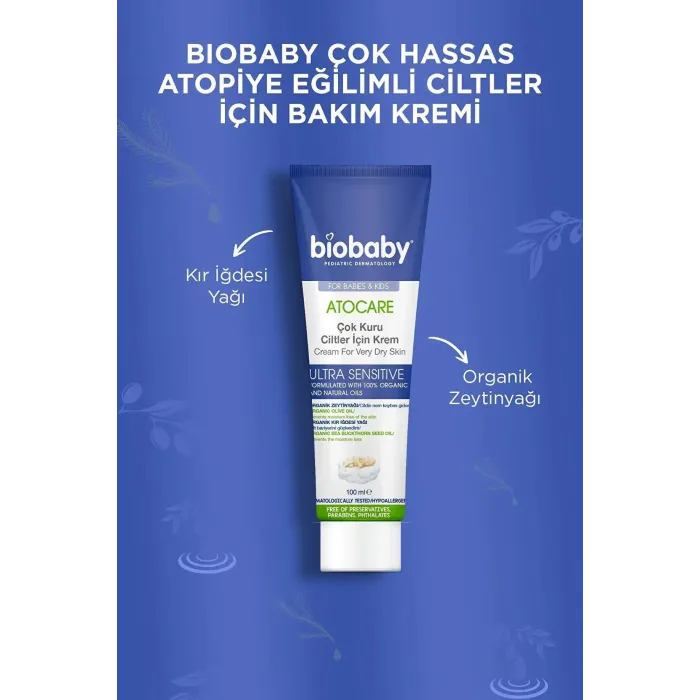 Biobaby Kuru ve Atopik Ciltler İçin Krem 100 ml