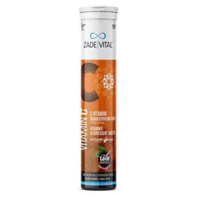 Zade Vital C Vitamini 20 Efervesan Tablet