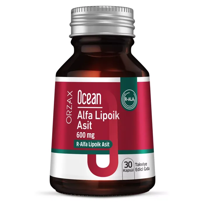Orzax Ocean Alfa Lipoik Asit 600 mg 30 Kapsül Orzax Ocean Alfa Lipoik Asit 600 mg 30 Kapsül