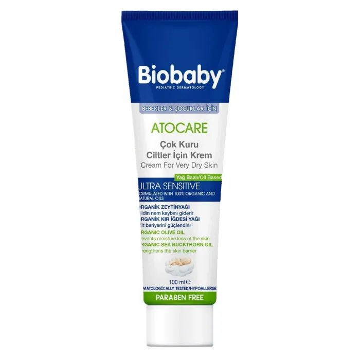 Biobaby Kuru ve Atopik Ciltler İçin Krem 100 ml