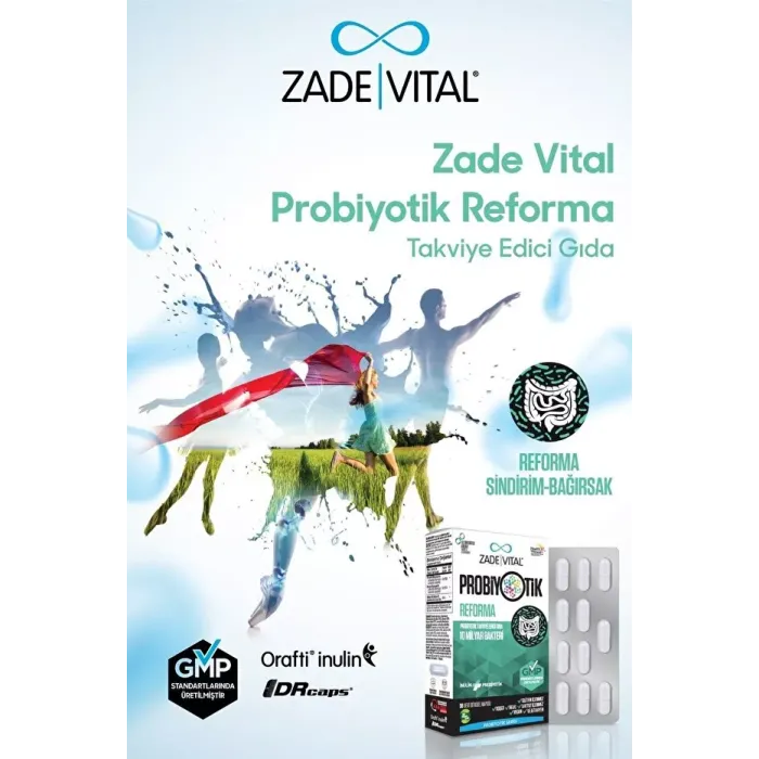 Zade Vital Probiyotik Reforma 30 Sert Bitkisel Kapsül