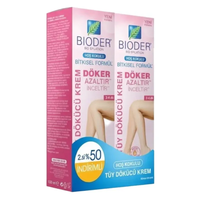 Bioder Bitkisel Formül Tüy Dökücü Krem 100 + 100 ml