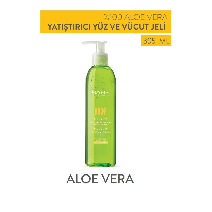 Babe Aloe Vera Yatıştırıcı ve Nemlendirici Jel 395 ml Babe Aloe Vera Yatıştırıcı ve Nemlendirici Jel 395 ml