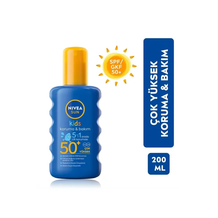 Nivea Sun Kids Nemlendirici Güneş Spreyi Çocuklar İçin Spf 50+ 200 ml