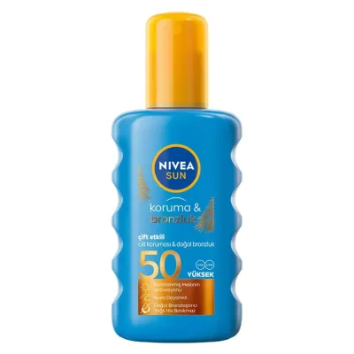 Nivea Sun Koruma ve Bronzluk Spf 50 Güneş Spreyi 200 ml