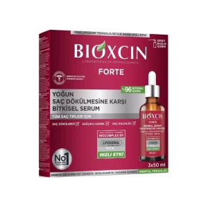 Bioxcin Forte Yoğun Saç Dökülmesi Karşıtı Saç Serum 3 x 50 ml