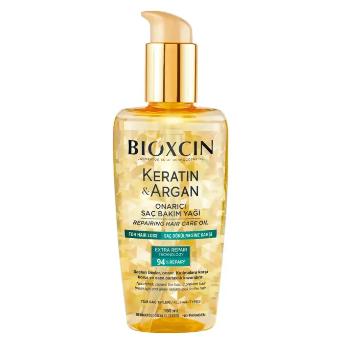 Bioxcin Keratin Argan Onarıcı Saç Bakım Yağı 150 ml