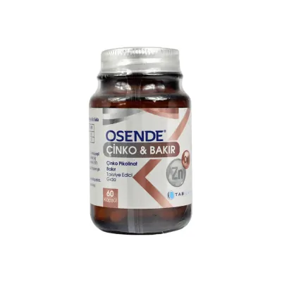 Osende Çinko Bakır 60 Kapsül